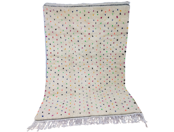 Handmade moroccan berber carpet 245 x 145 cm