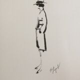 Stunning Chanel Illustration by Karl Lagerfeld