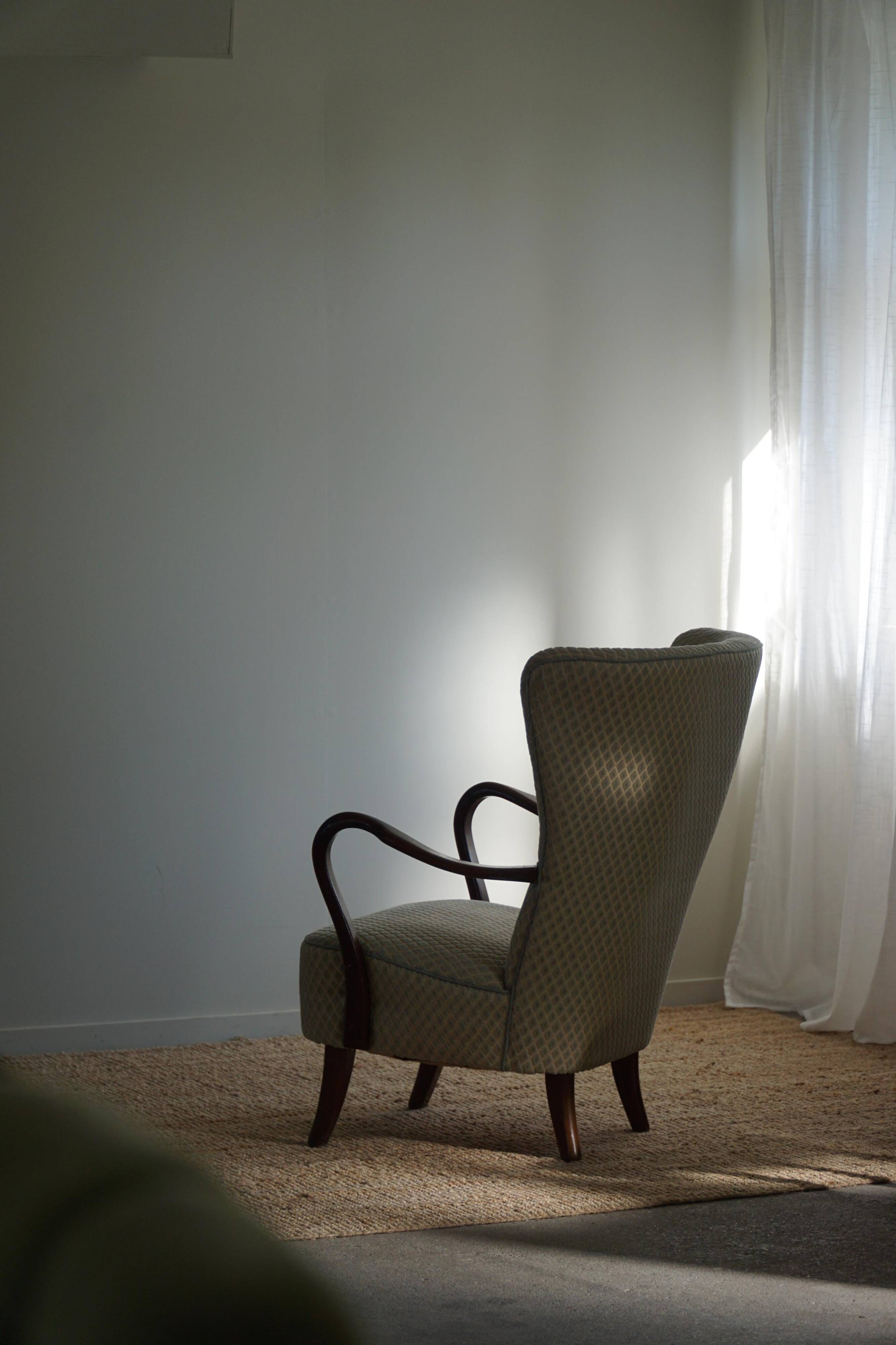 Slagelse Møbelfabrik, modern Danish chaise longues with beech footstool, 1960s