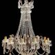 Italian balloon lustre, last quarter of the 19th century.