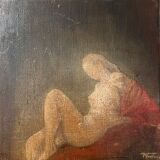 Oil on canvas female nude