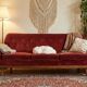 Mid-century modern three-seater velvet sofa, Swedish 1950s–1960s