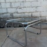Tubular steel table from the 70s