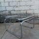 Tubular steel table from the 70s