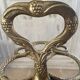 Art Nouveau style solid brass umbrella stand