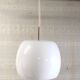 Opaline globe pendant light - mid-20th century