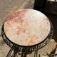Wrought iron coffee table