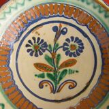 Plat à décor de fleurs vintage