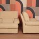 Danish Set of Armchairs Soft Cuschion Comfortable Wool Upholstery
