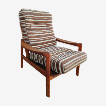 Fauteuil scandinave teck