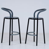 Pair of Fritz Hansen stools by Niels Gammelgaard with Lars Mathiesen 1987