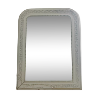 Miroir Louis Philippe patine grise
