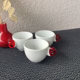 Guzzini porcelain espresso cups