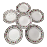 Porcelain dessert plates from the German brand Schonwald