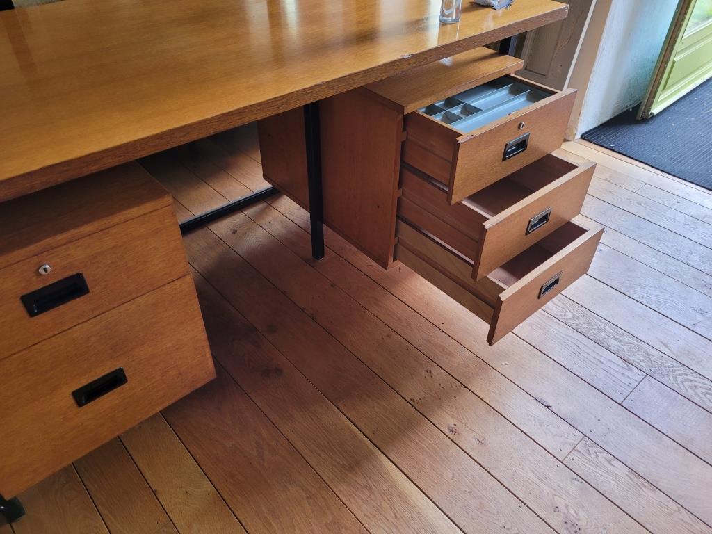 Wood and metal office 70s