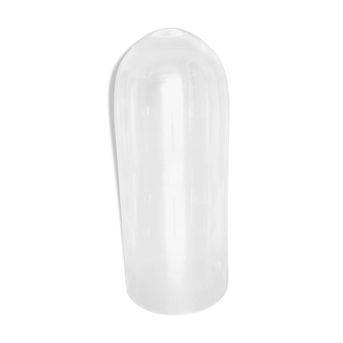 Cylindrical glass globe