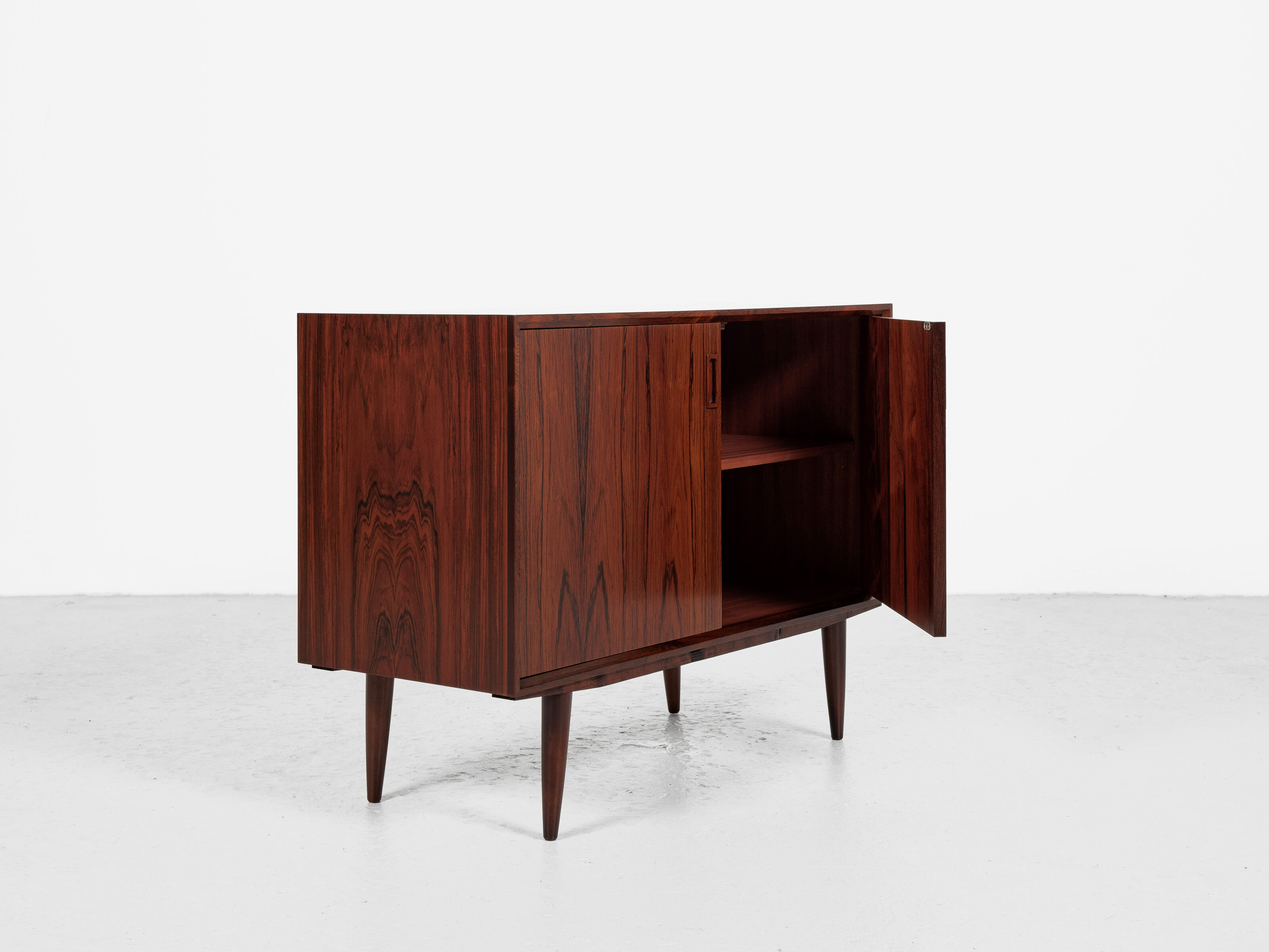 Midcentury 2-door cupboard in rosewood, Denmark 1960s