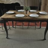Old dining table with extensions