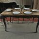 Old dining table with extensions
