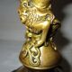 pair of Asian candlesticks from the 19th century in bronze