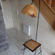 Rattan tablet lamppost