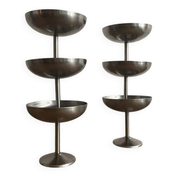 Coupes à glace vintage en inox