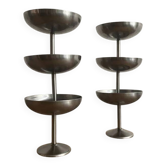 Coupes à glace vintage en inox