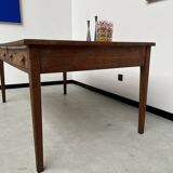 Vintage farm table with 2 large drawers