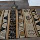 1970s Turkish Oushak Handmade Wool Cotton Brown Kilim Runner Rug 114x452
