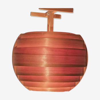 Wooden pendant lamp1960