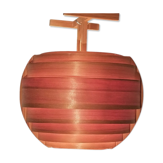 Wooden pendant lamp1960