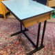 School desk blue formica desk from the 60s-70s