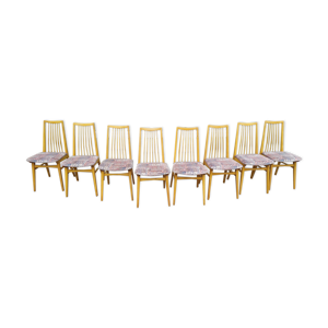 lot de 8 chaises scandinave