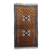 Tapis Baluch afghan ancien fait main, 107 cm x 189 cm, années 1920