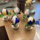 Rare série de 5 appliques de Murano Borek Sipek (1949-2016) forme de fleurs