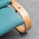 3-seater fabric sofa in Alvar Aalto style, bent wood, 1970s vintage modernism