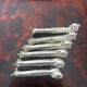 Set of 6 silver-plated cat knife rests