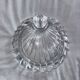 Vintage shell ashtray in Cristal d'Arques