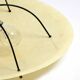 Extremely rare large round Mid Century Modern fiberglass ceiling lamp | Ø 5