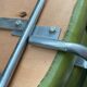Paire de fauteuils simili vintage 1960