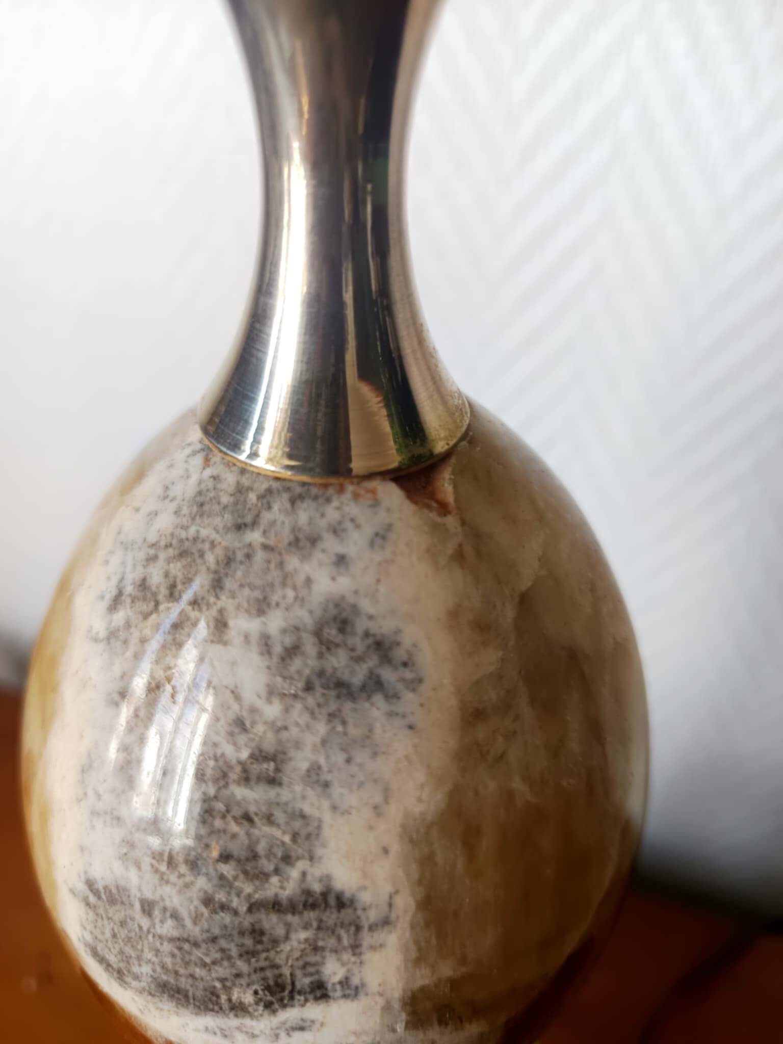 Art deco onyx lamp circa 1950