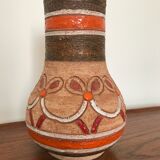 Glazed stoneware vase italy
