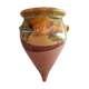 Glazed terracotta pot