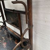 Bamboo shelf with four shelves with Asian decor, 20th century