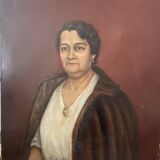 Portrait à l'huile E.Chambefort
