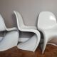 3 chaises S par Verner Panton pour Hermann Miller 1977