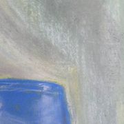 Dessin aux pastels bocaux et bouteilles