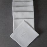 Set of 6 CD embroidered towels