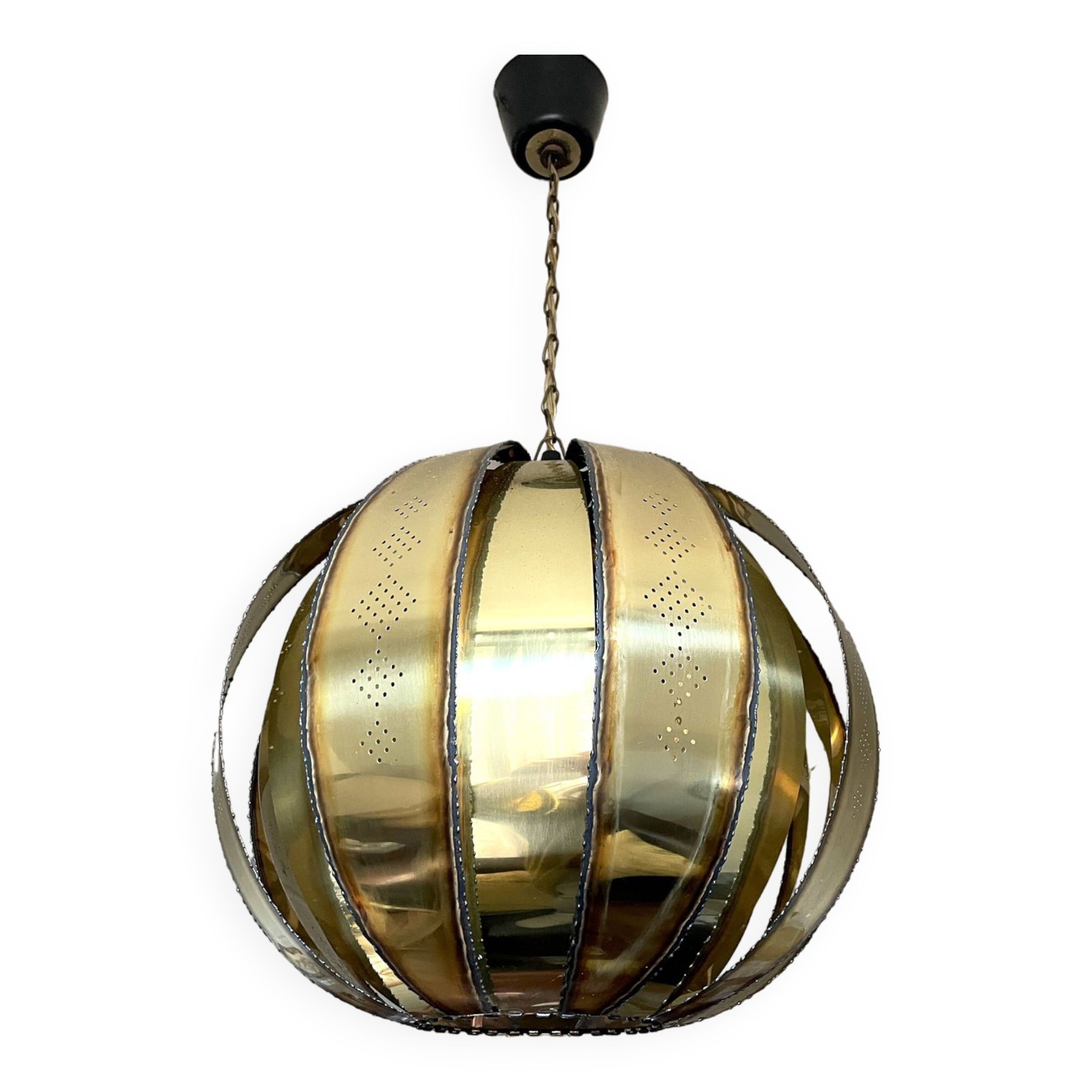Brutalist Danish suspension by Holm Sorensen