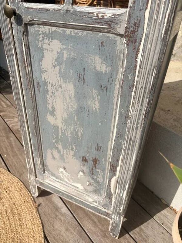 Petite armoire vitrée vintage « Simone »